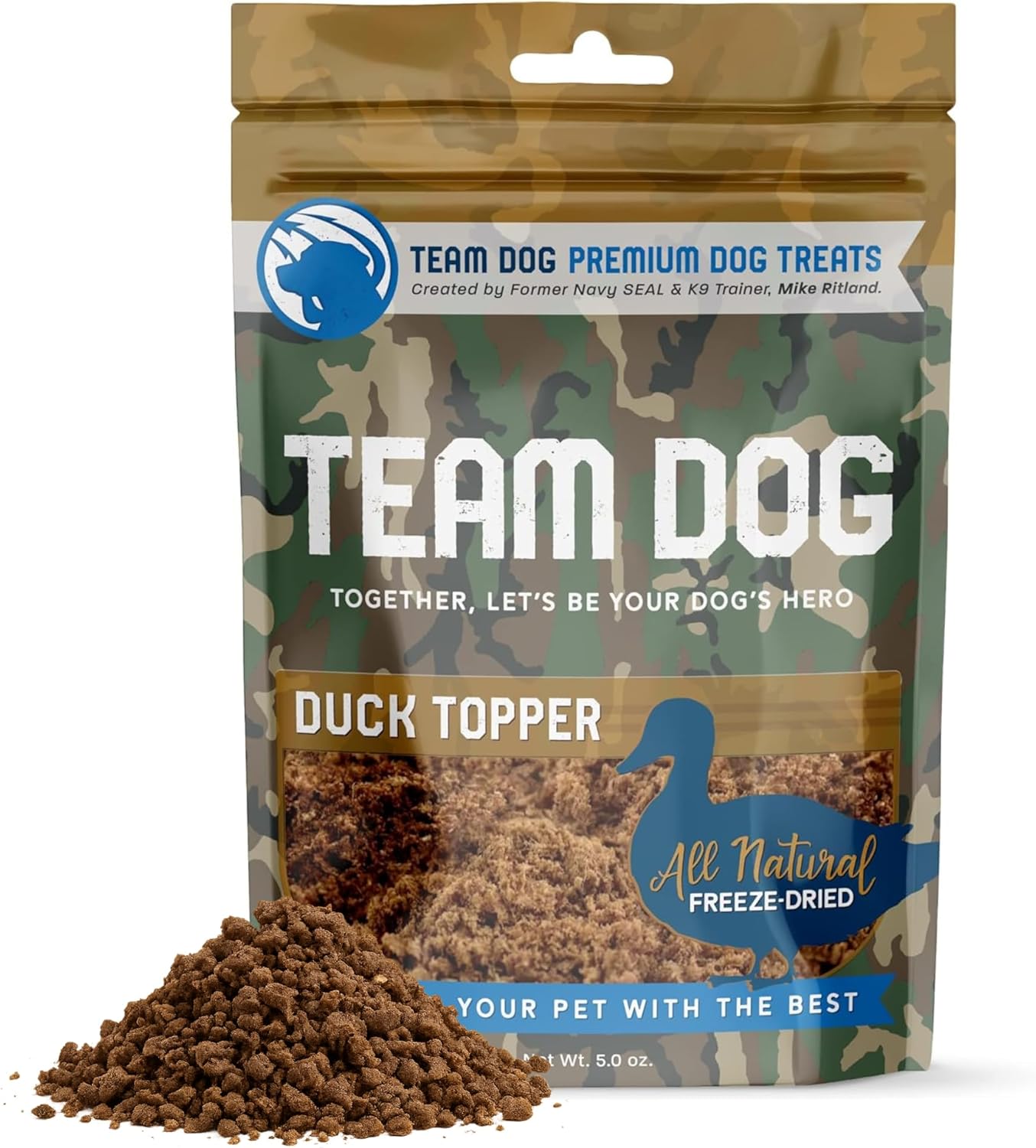 Team-Dog-Shredded-Duck-Dog-Food-Topper-|-Freeze-Dried-Raw-|-Wet-643