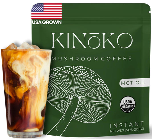 Kinoko-USDA-Organic-Mushroom-Coffee-30-Servings-with-MCT-Oil,-Instant-Creamy-Coffee-51
