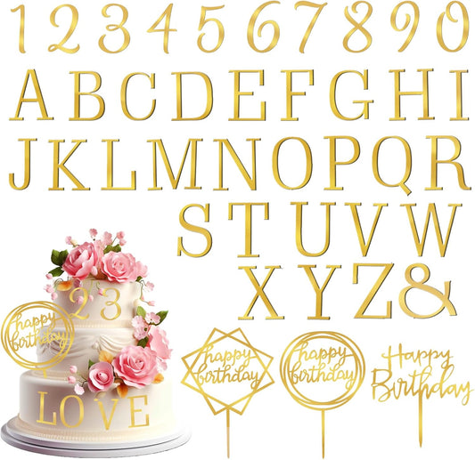 40PCS-Gold-Letters-for-Cake,-Acrylic-Cake-1617