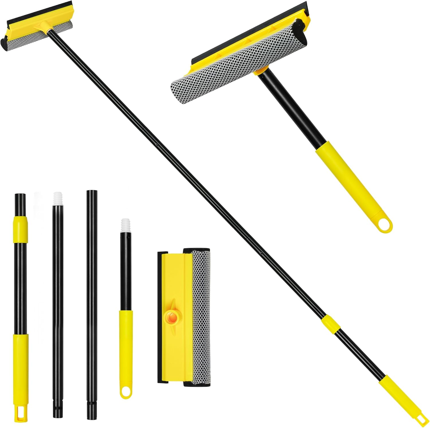 NEWE-Window-Squeegee-with-Extension-Pole,-54.5-inches-Car-Windshield-649