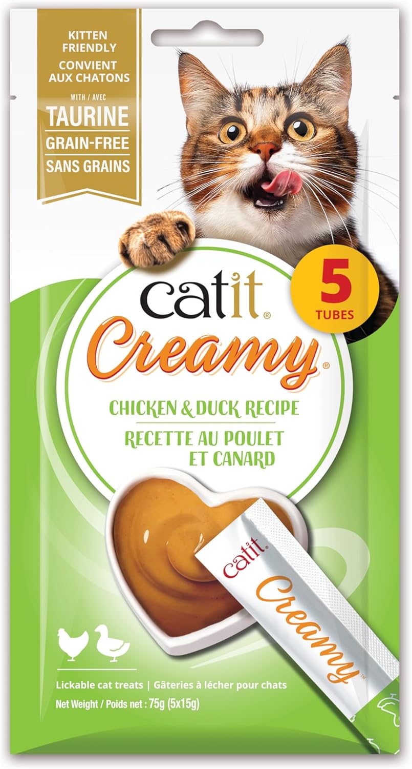Catit-Creamy-Lickable-Treat,-Chicken-&-Duck-5pk-------127