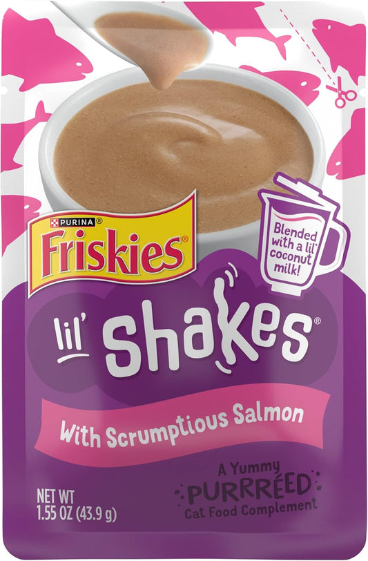 Purina-Friskies-Pureed-Cat-Food-Topper,-Lil’-Shakes-With-Scrumptious-Salmon-Lickable-Cat-1824