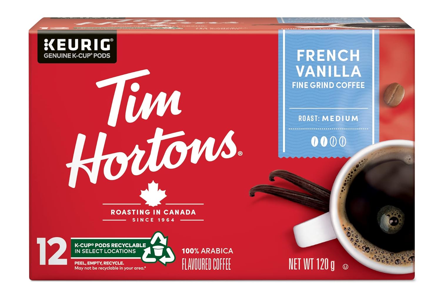 Tim-Hortons-French-Vanilla-Coffee,-12-Count-------------228
