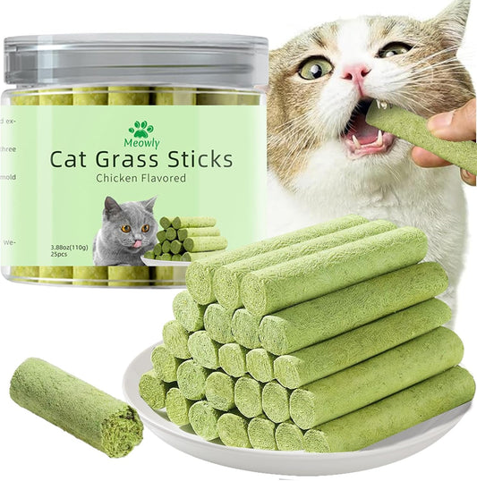 Meowly-110g-Cat-Grass-?Sticks-for-Cats,-Natural-Chicken-Flavored-Cat-Grass-?Sticks-for-421