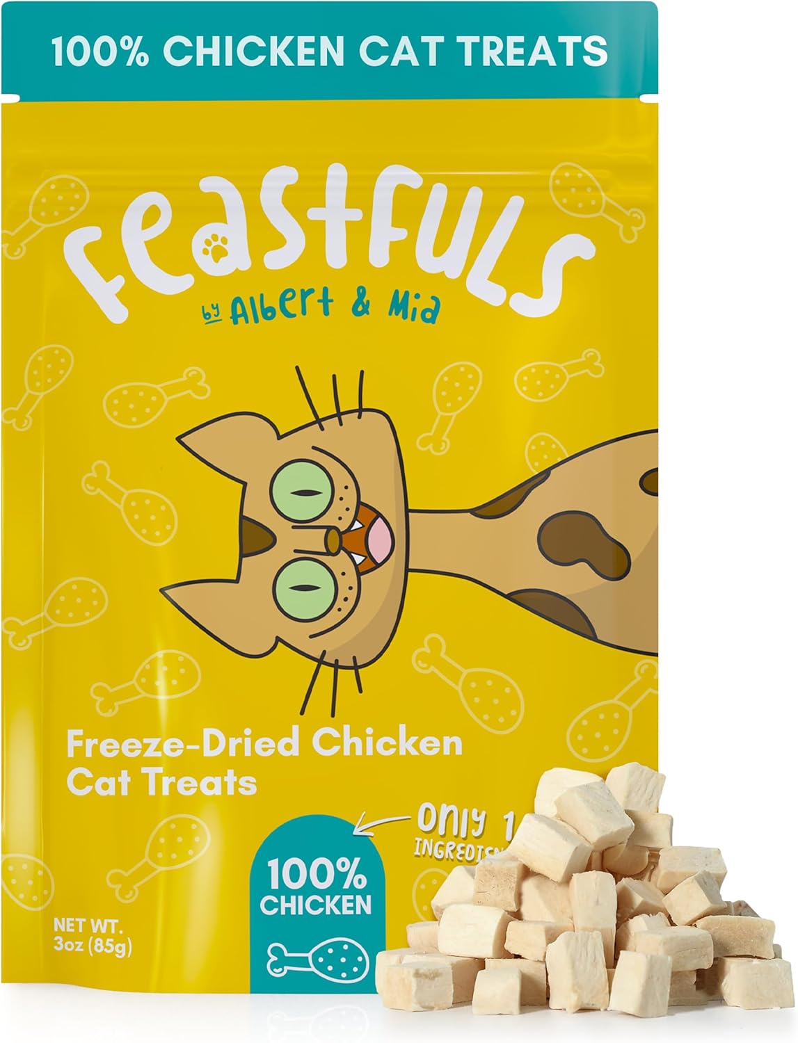 Feastfuls-Freeze-Dried-Cat-Treats---1-Chicken-Soft,-3