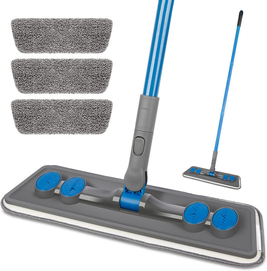 Microfibre-Floor-Mop-for-Cleaning-Floors---FORSPEEDER-Flat-Floor-1138