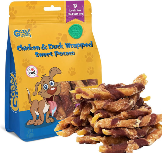 Gazeupon-Dog-Treats-for-Small-Dogs,-Chicken-&-Duck-Wrapped-Sweet-Healthy-1461
