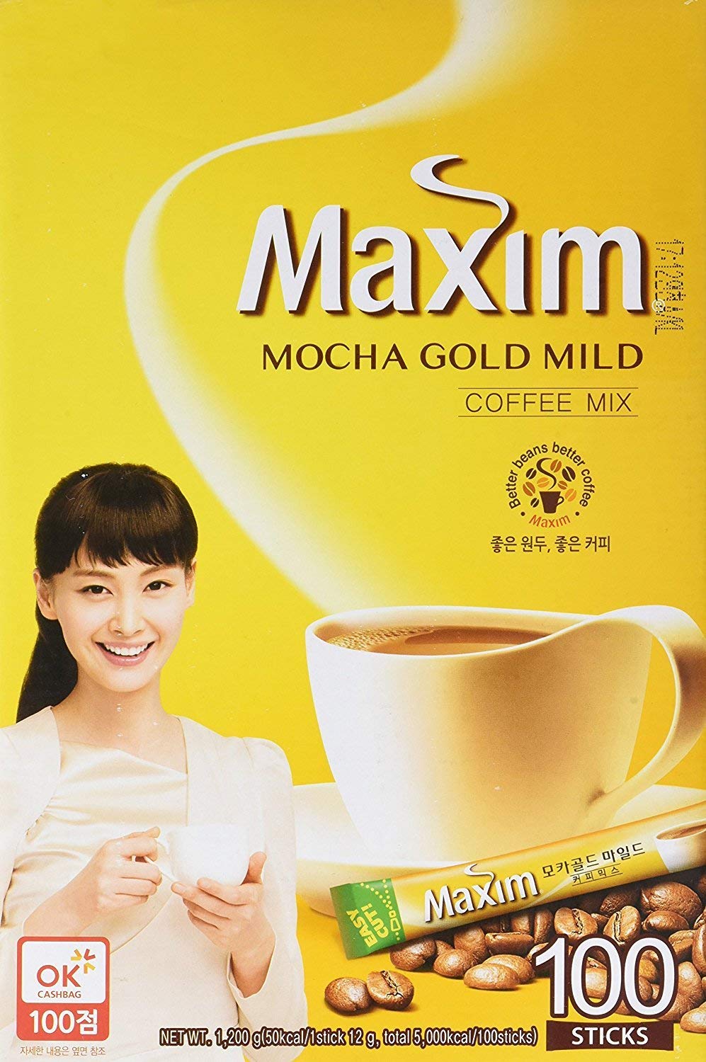Maxim-Coffee-Mix,-Instant-Coffee-(11.8-g-/-pk)-(Mocha-Gold-Mild,-100-1688