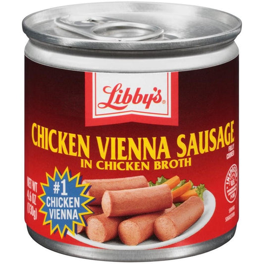 Libby's-Salchicha-de-pollo-Viena-en-caldo-de-pollo,-salchicha-enlatada,-4.6---1456