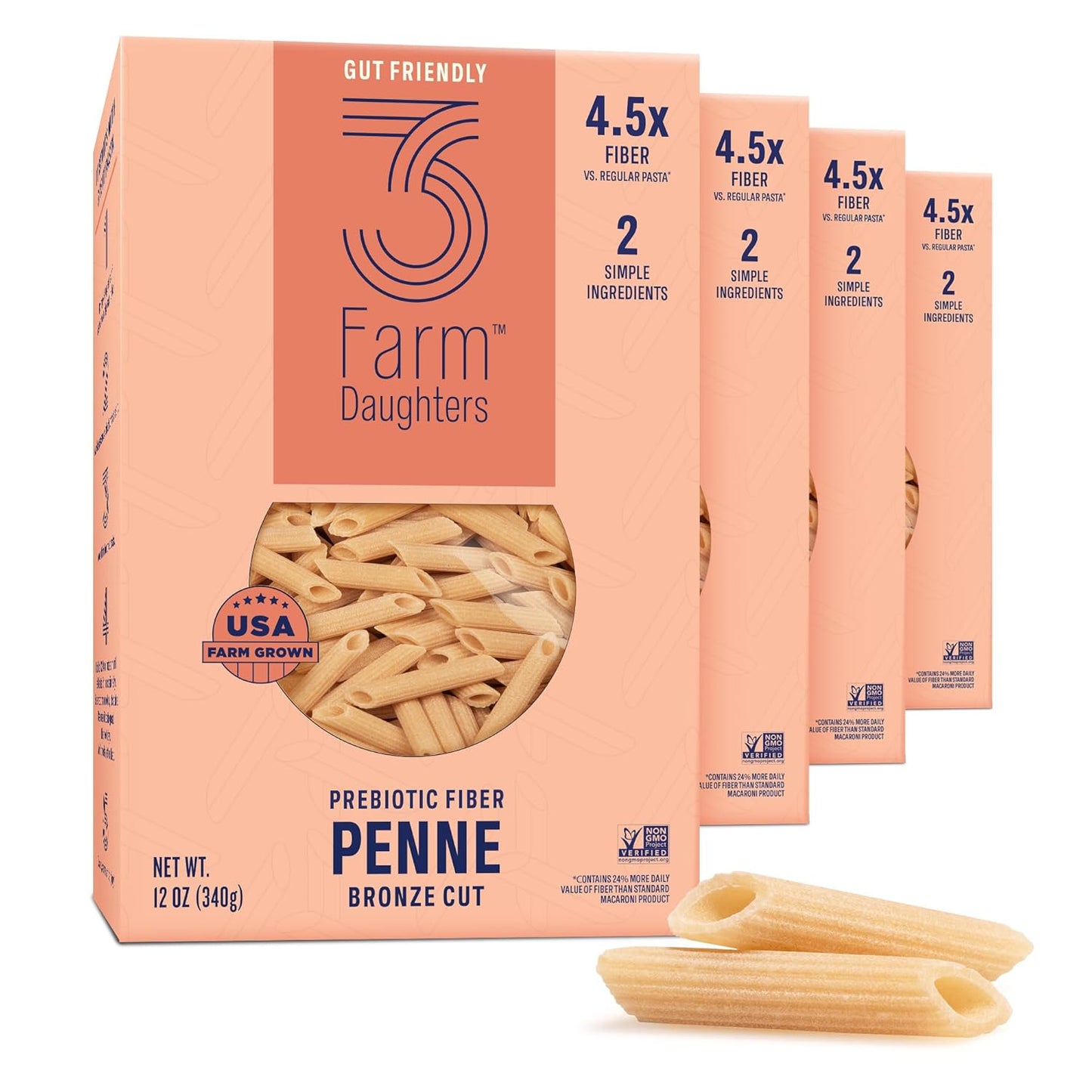 Three-Farm-Daughters-High-Fiber-Pasta-Penne-Pack,-790