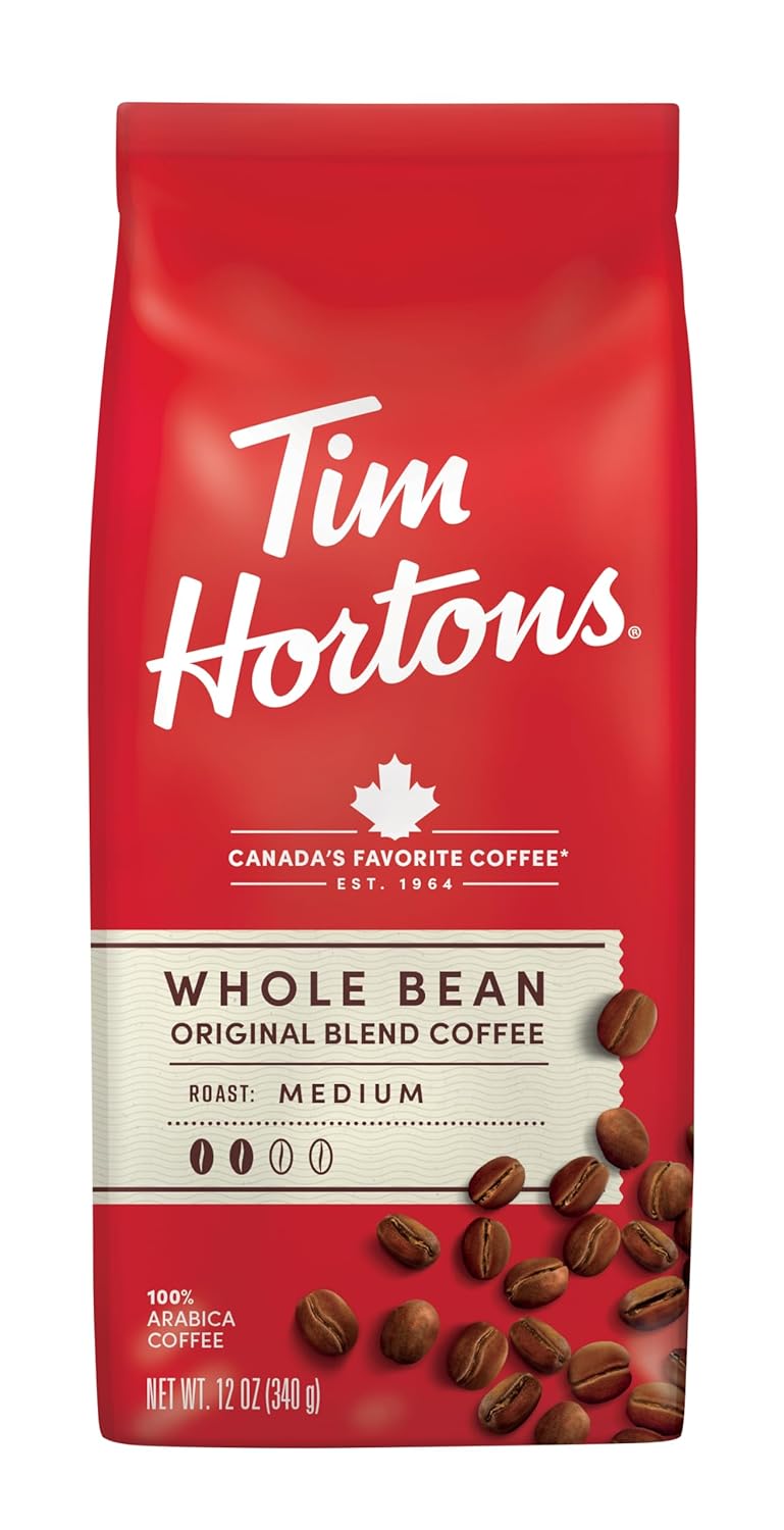 Tim-Hortons-Whole-Bean-Original,-café-tostado-medio,-hecho-con-granos-arábica,3238