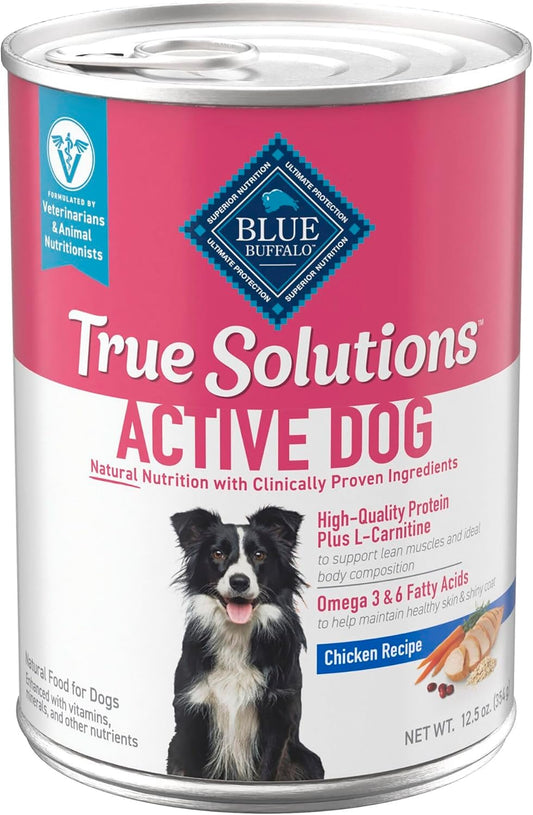 Blue-Buffalo-True-Solutions-Active-Dog-Wet-Dog-Food-for-Active-Adult-Dogs,-724
