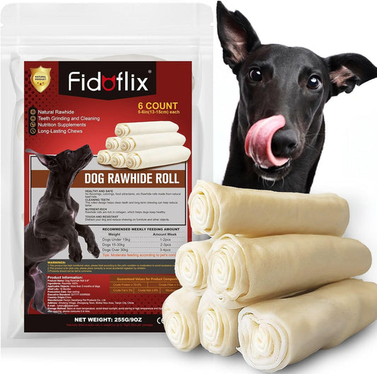 Dog-Rawhide-Chews,Long-Lasting-Rawhide-Rolls-Rawhide-Sticks,Natural-Flavor-Dog-Beefhide-Inch-143