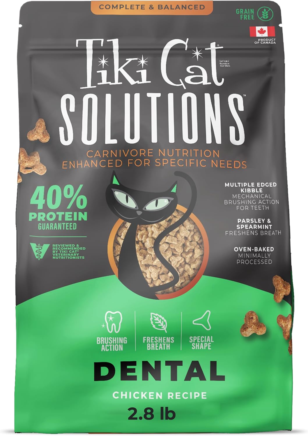 Tiki-Cat-Solutions-Dry-Cat-Food,-Dental,-Chicken,-2.8-lbs.-Bag---1226