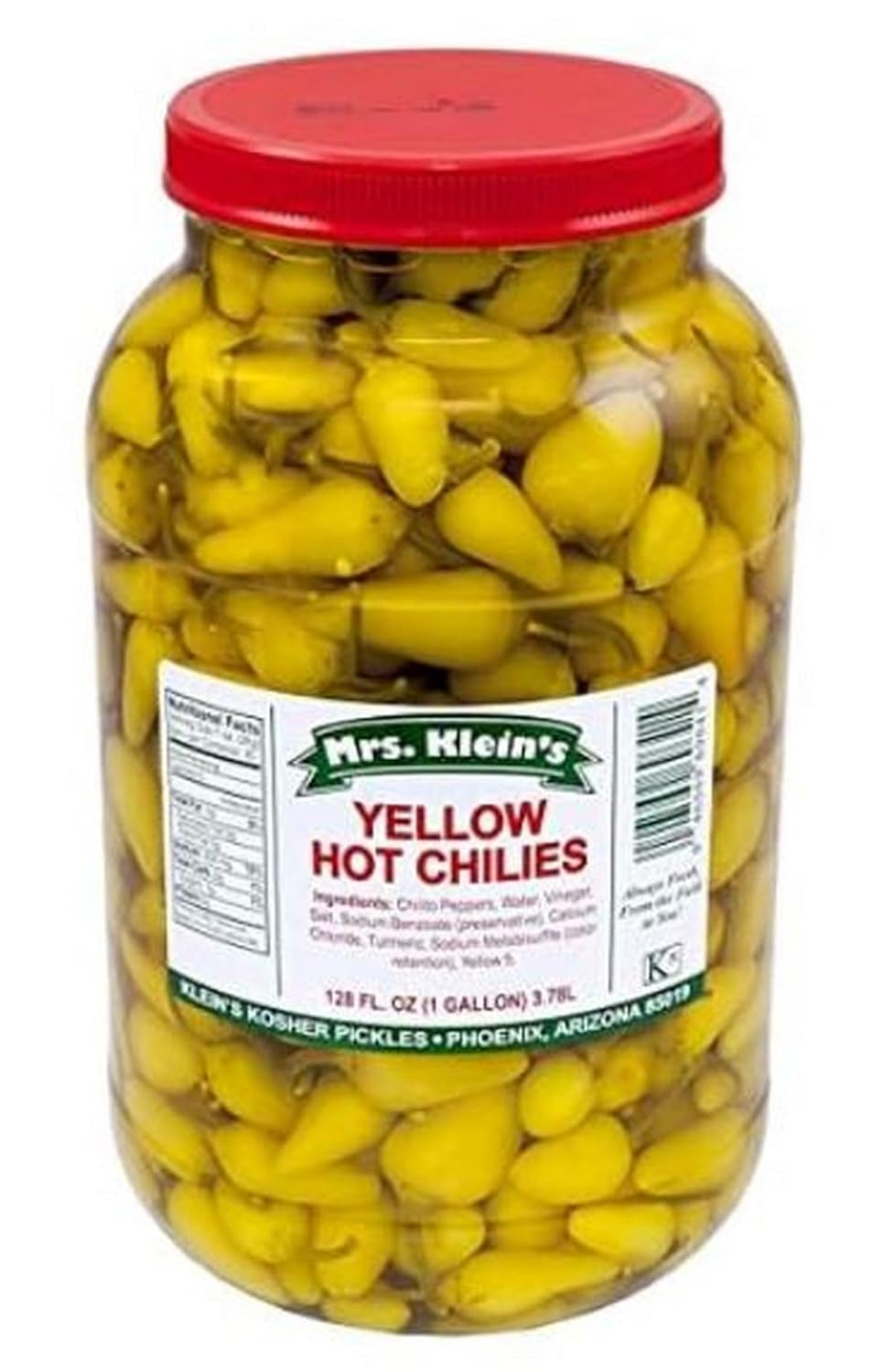 MRS-KLEIN'S-|YELLOW-HOT-CHILIES-|-Made-with-Natural-Ingredients-|-Kosher,-861