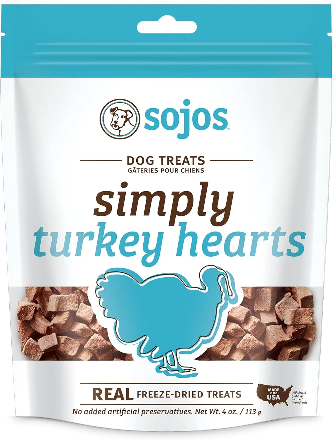 SOJOS-Simply-Turkey-Freeze-Dried-Dog-Treats,-4-oz-----1682