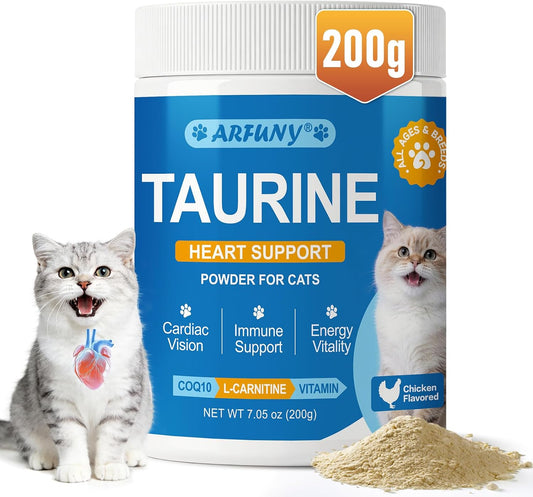 Taurine-for-Cats,-Heart-Health,-Cardiac-Function-Support,-Chicken-Flavor-|-Taurine-Supplement-834