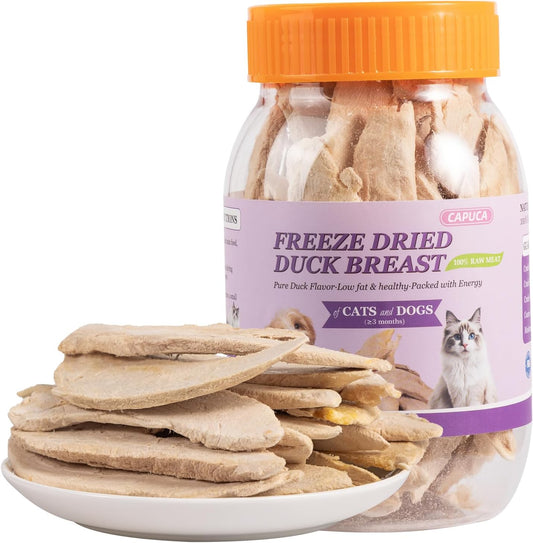 Freeze-Dried-Duck-Breast-Dogs-&-Cats-Treats---Single-Ingredient-Food-High-Snacks,-Free563