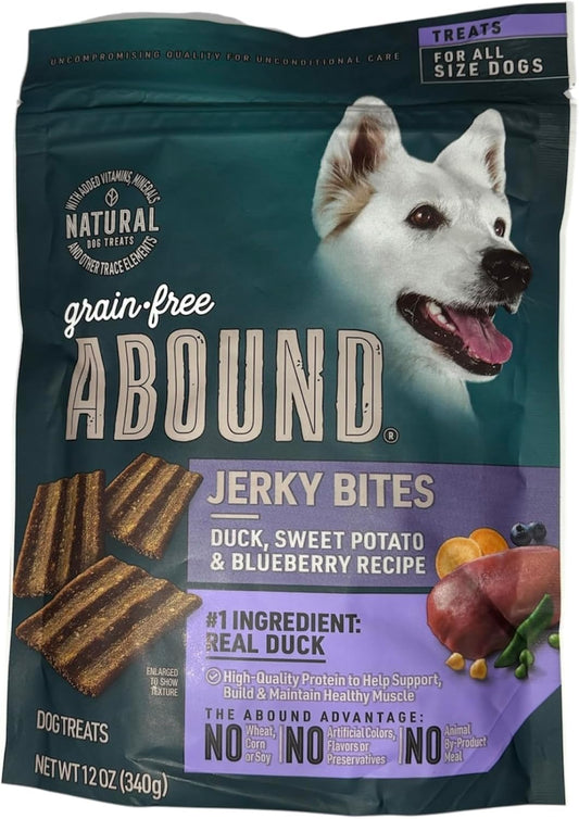 Abound-Grain-Free-Natural-Duck,-Sweet-Potato-&-Blueberry,-Jerky-Bites-Treats-913