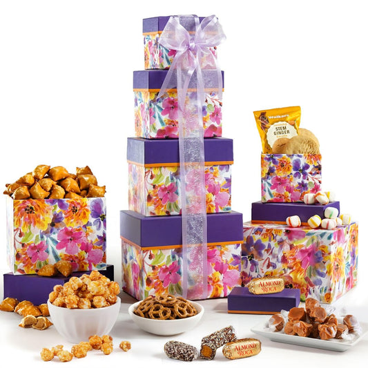 Broadway-Basketeers-Snack-Food-Gift-Basket-Tower-&-Care-Package-For--Women-|-Tiered-of-509