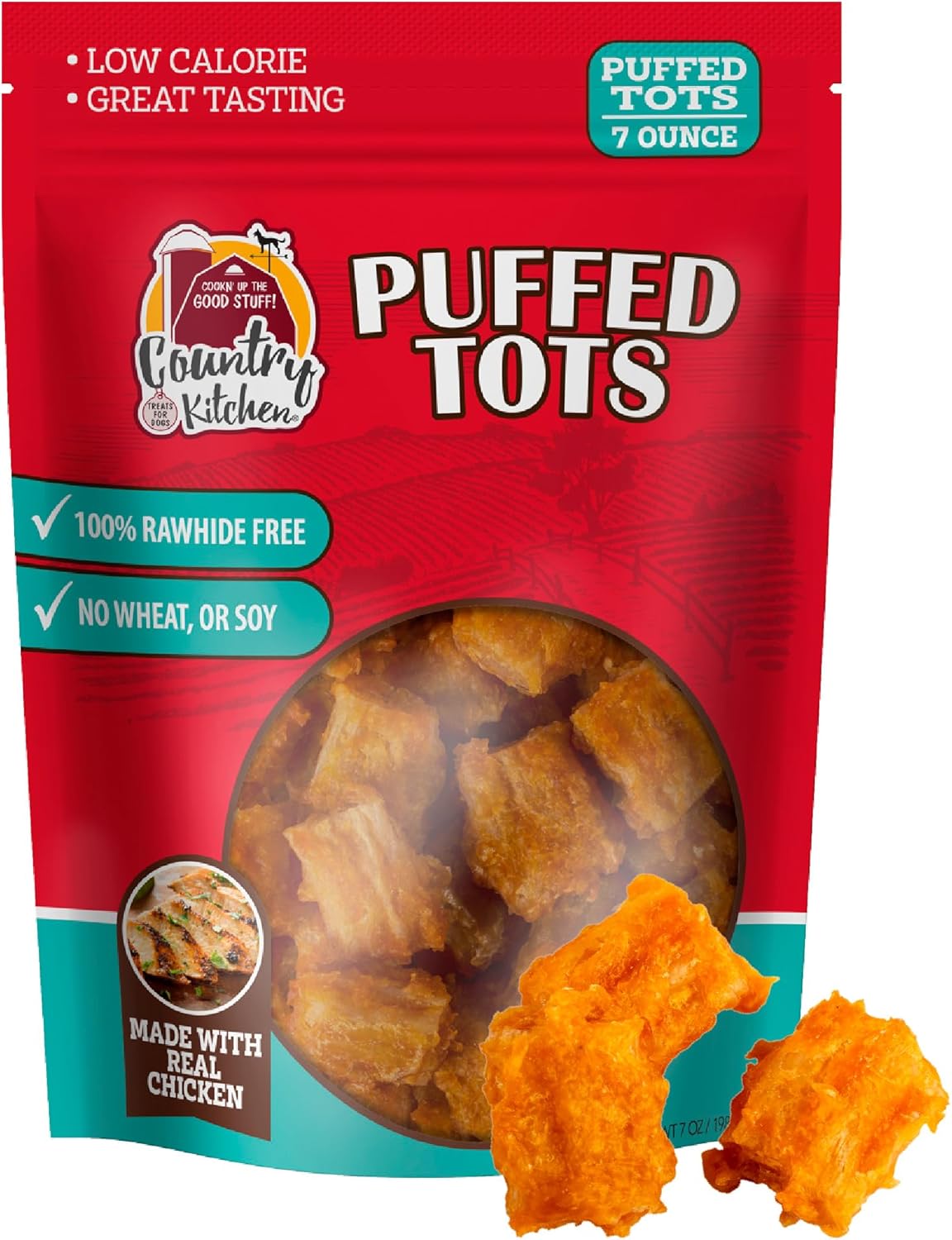 Country-Kitchen-Rawhide-Free-Chicken-Puffed-Tots,-Breeds,-Made-with-Real-No-604