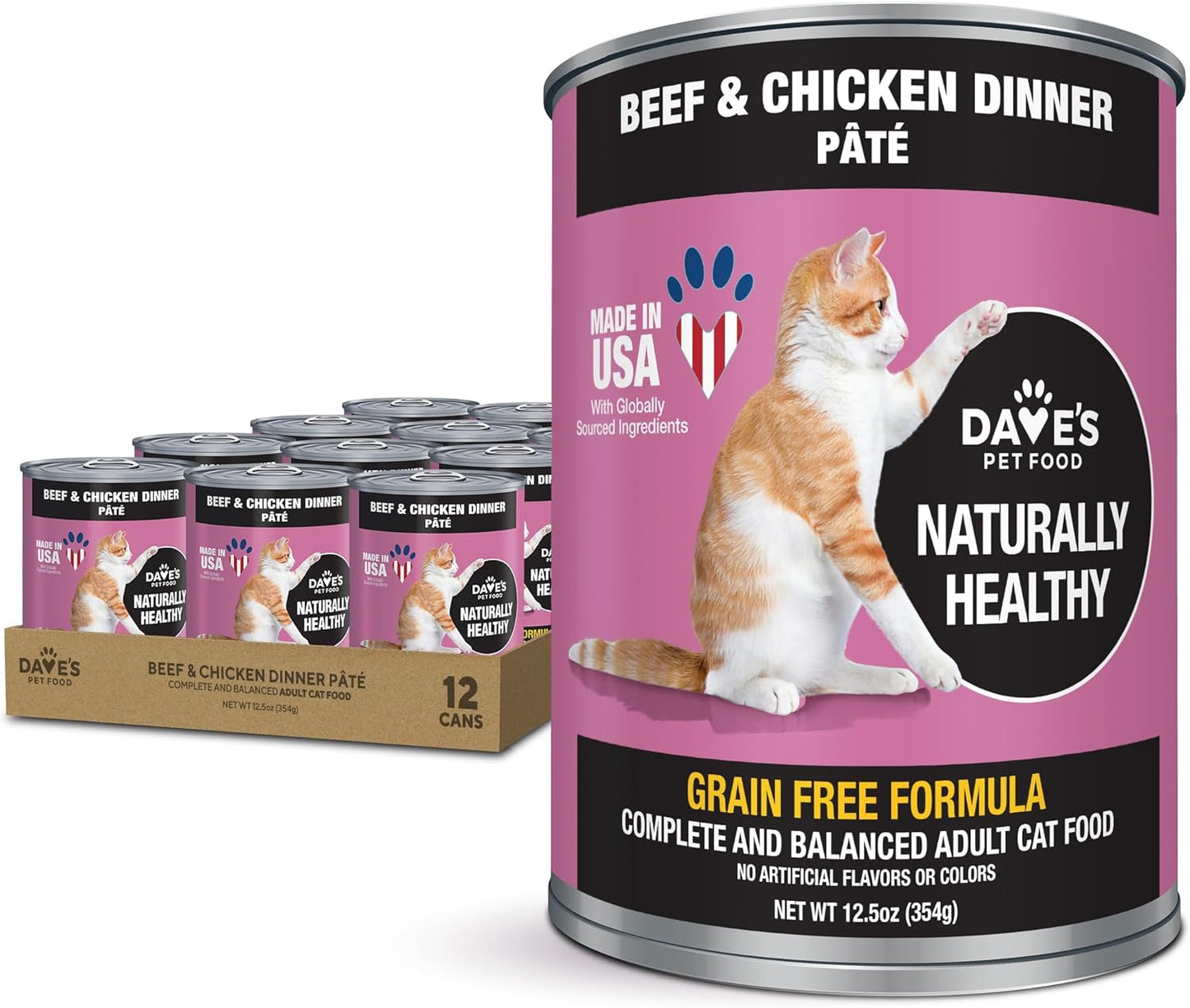 Dave's-Pet-Food-Grain-Free-Wet-Cat-Food-Pate-(Beef-&-Made-USA-Healthy1194