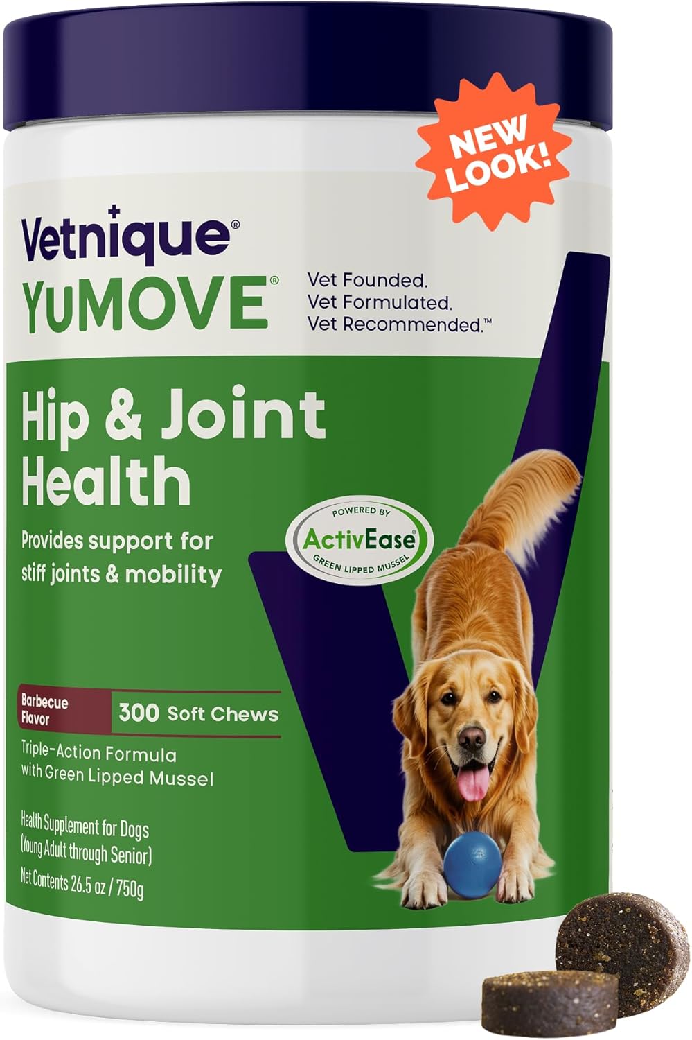 Yumove-Dog-Joint-Supplement,-Hip-and-Joint-Supplement-for-Dogs-with-Chondroitin,-40