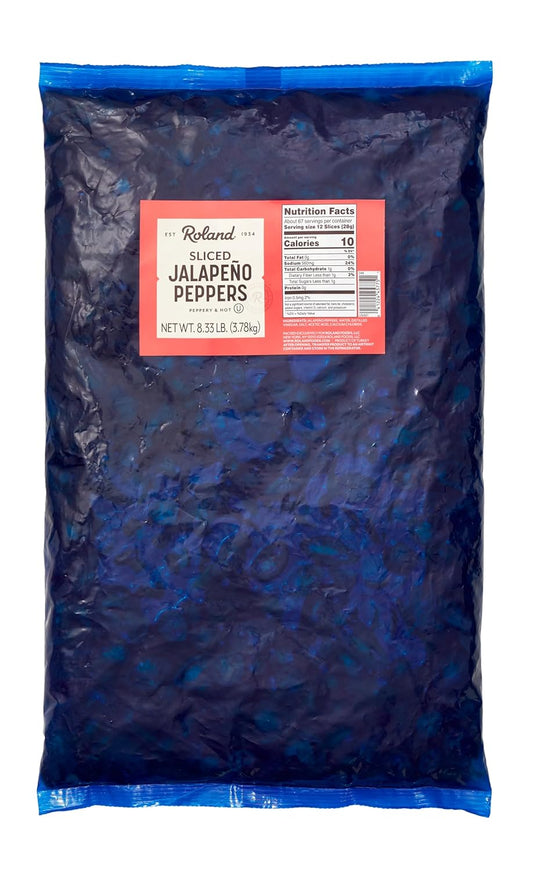 Roland-Foods-Jalapeños-en-rodajas,-bolsa-de-8.33-libras,-128