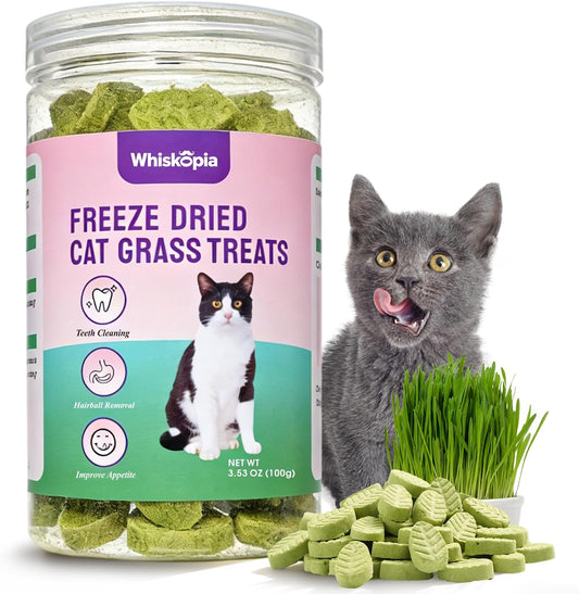3.53oz-Cat-Grass-Treats-for-Indoor-Cats-Freeze-Dried-Cat-Grass-Teething-Treats-for-Hairball-85