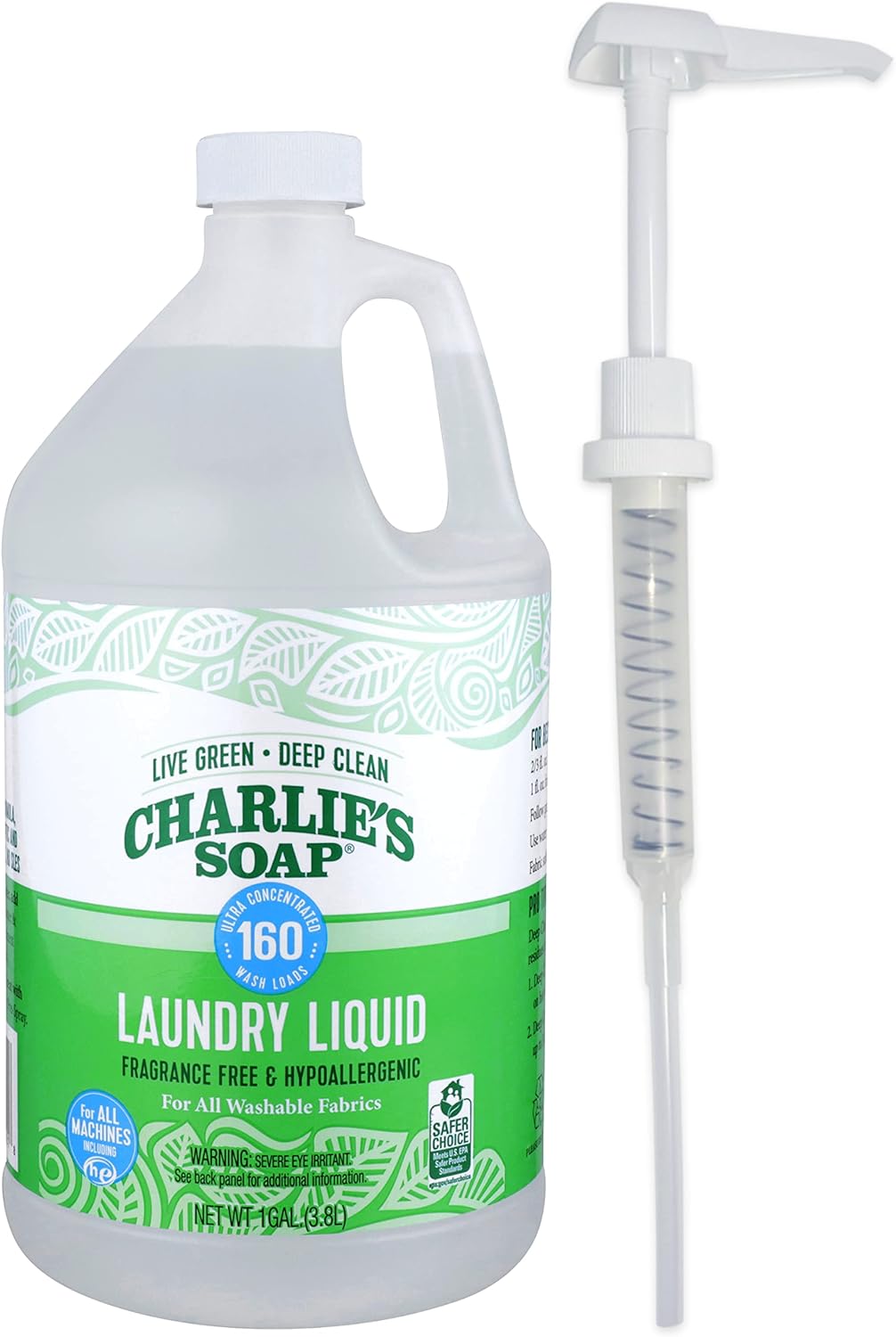 Charlie's-Soap-HE-Hypoallergenic-Liquid-Laundry-Detergent-with-Pump,-1-716