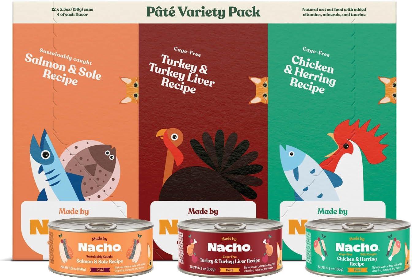 Made-by-Nacho-Pate-Wet-Cat-Food-Variety-Pack,-Chicken,-Salmon,-Turkey,-Ounce-Grain-Free1253
