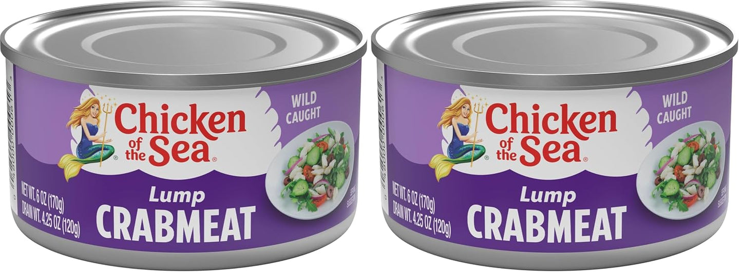 Chicken-of-the-Sea-Lump-Crab,-6oz-Can-(Pack-of-2)-----455