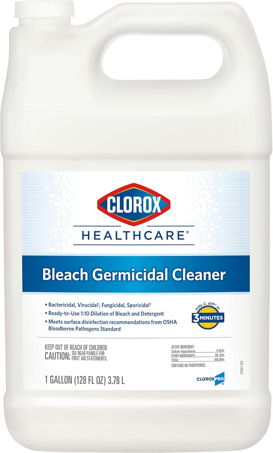 Clorox-Healthcare-Bleach-Germicidal-Cleaner-Refill,-128-FL-Oz-(Package-4686