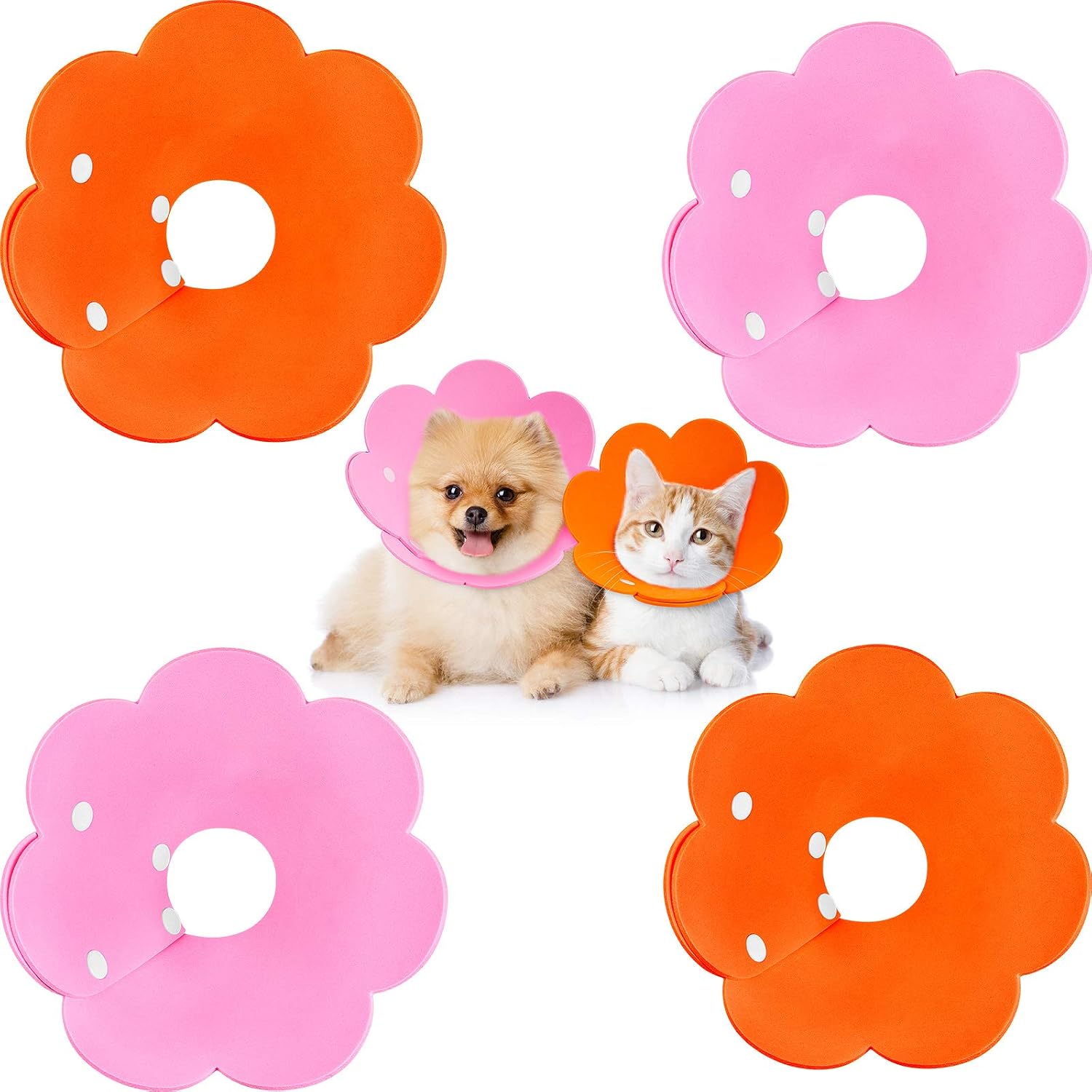 4-Pieces-Cat-Recovery-Collar-Cat-Cones-Flower-Shape-Pet-Anti-bite-Lick-Wound-942