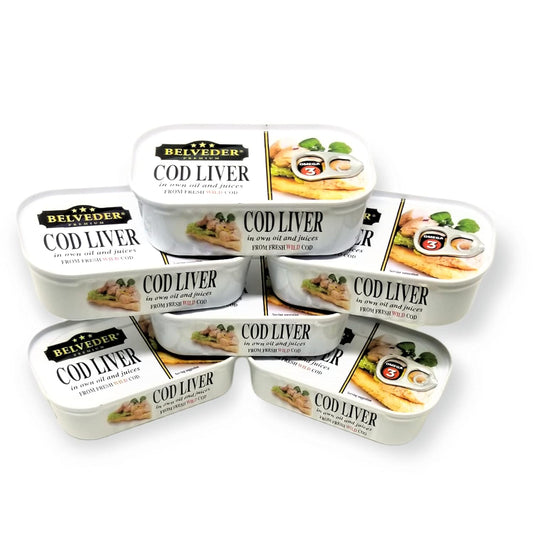 Belveder-Lata-de-hígado-de-bacalao-silvestre-islandés-de-4.23-oz,-paquete-6-595