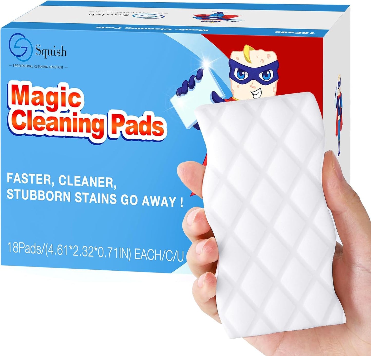 Squish-Magic-Eraser-Sponge,-18-Pack-Cleaning-Pads-for-Walls,-Oven,-Kitchen,-and-Shoe-Cleaner-919