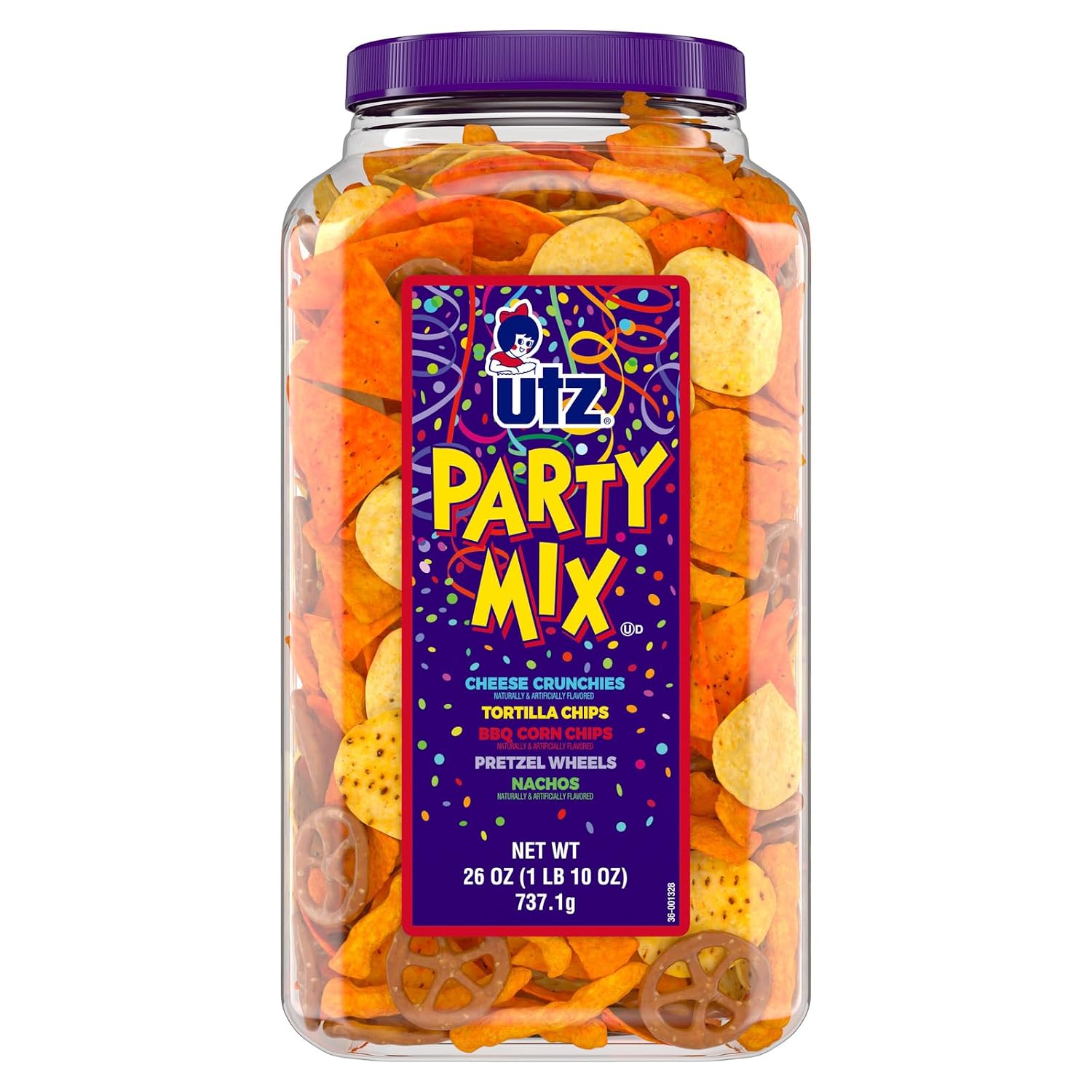 Utz-Party-Mix---Tasty-Snack-Mix-Includes-Corn-Tortillas,-Nacho--Tortillas,-Pretzels,-BBQ-Chips-1906