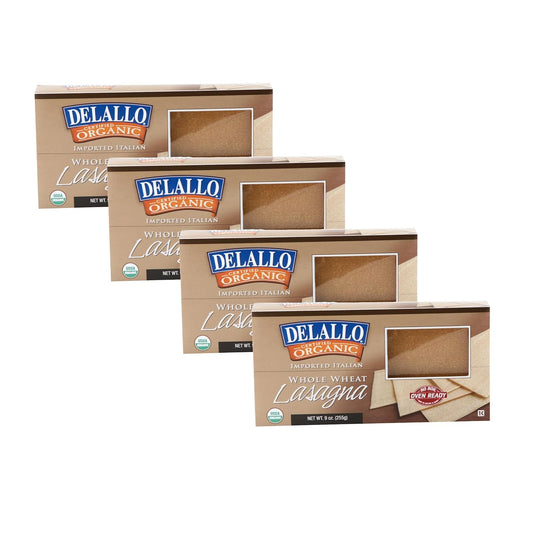 DeLallo-Whole-Wheat-Lasagna-Noodles,-9-Ounce-Box,-1644