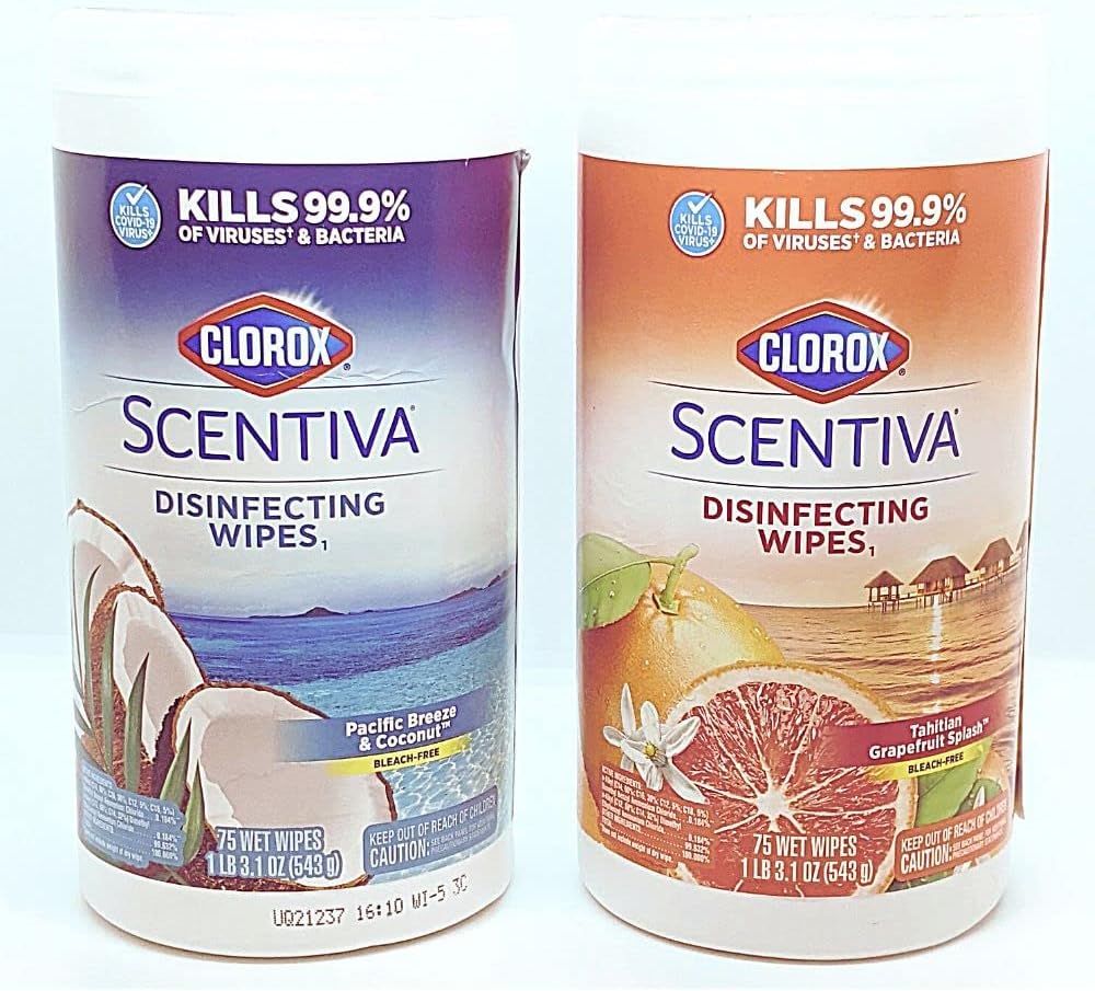 The-Clorox-Company-Clorox-Scentiva-Wipes,-Bleach-Free-Cleaning-Wipes,-3489