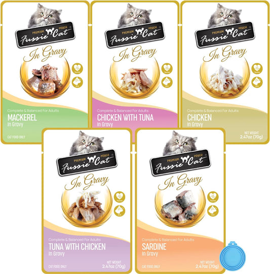 Fussie-Cat-Premium-Wet-Cat-Food-in-Gravy-(5-Pack)-2.47-oz-Pouches,-5-287