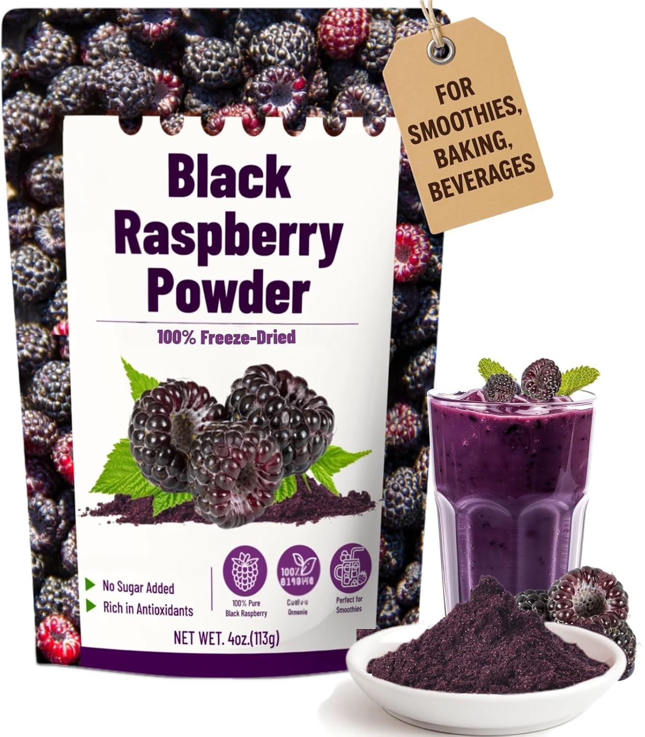 Black-Raspberry-Powder-4oz---Freeze-Dried-Black-Raspberry-Fruit-Powder-for-Smoothies,-Yogurt-Desserts-789