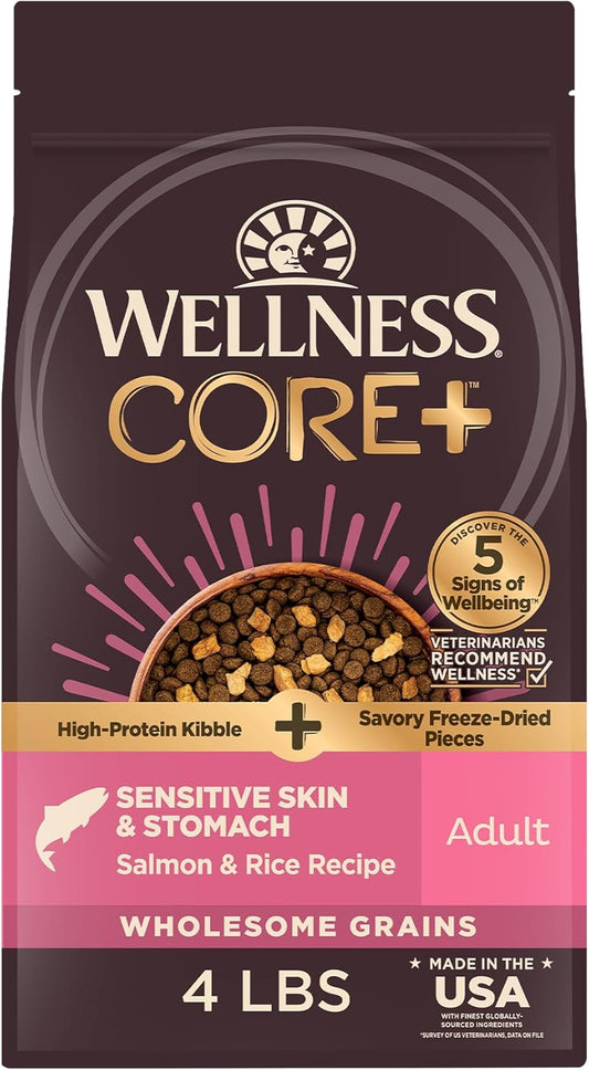 Wellness-CORE+-Sensitive-Skin-&-Stomach-Dry-Dog-Food-with-Freeze-Dried-Pieces,-2031