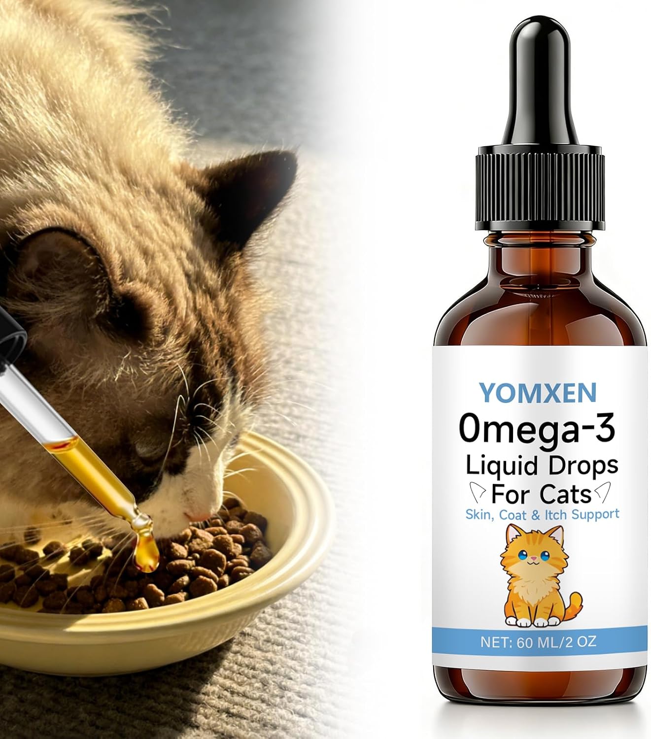 Omega-3-Liquid-Drops-for-Cats---Supports-Healthy-Skin-&-Coat,-Natural-Fish-373