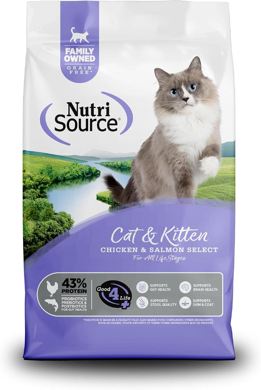 NutriSource-Grain-Free-Cat-&-Kitten-Chicken-&-Salmon-Select,-4LB-(Pack-of-416