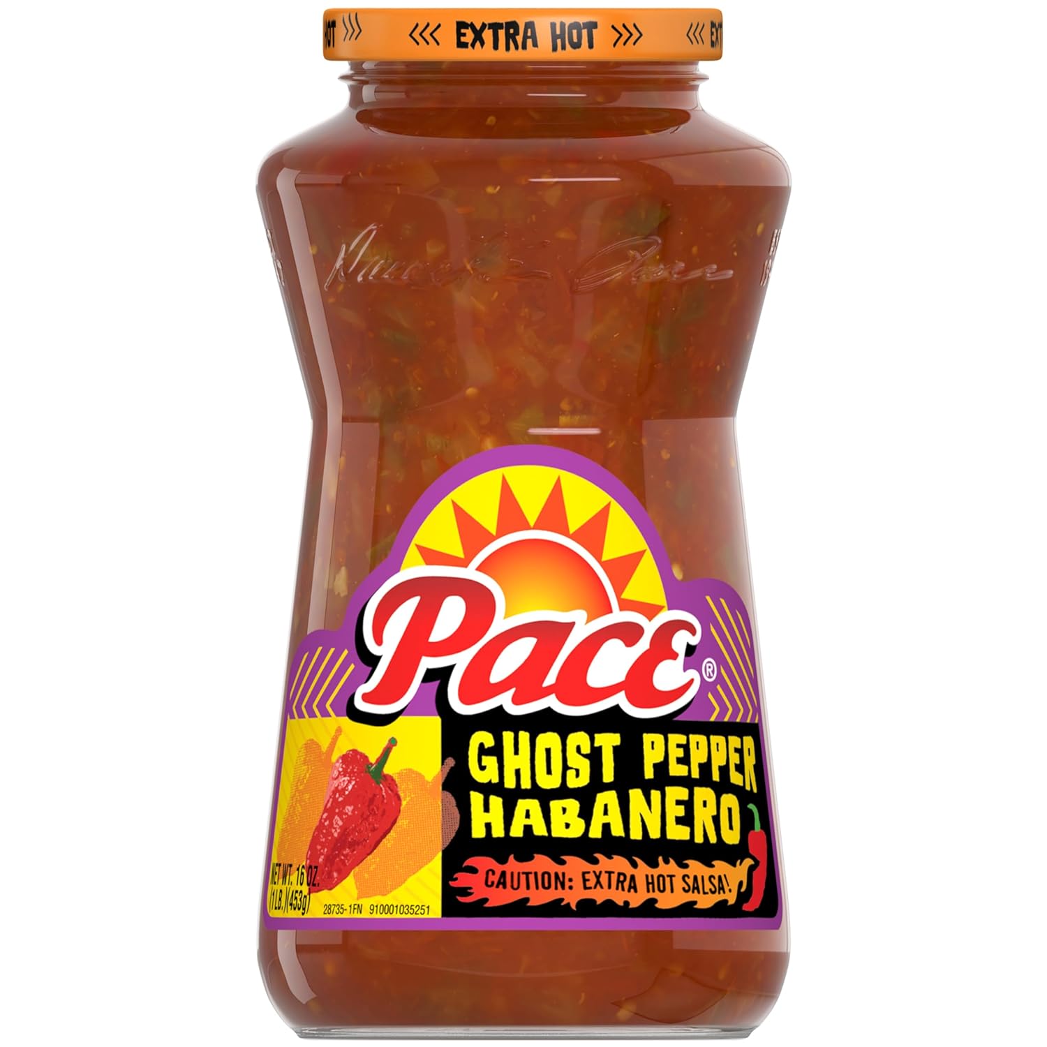 Pace-Ghost-Pepper-Habanero-Salsa,-16-oz-Bottle-2934