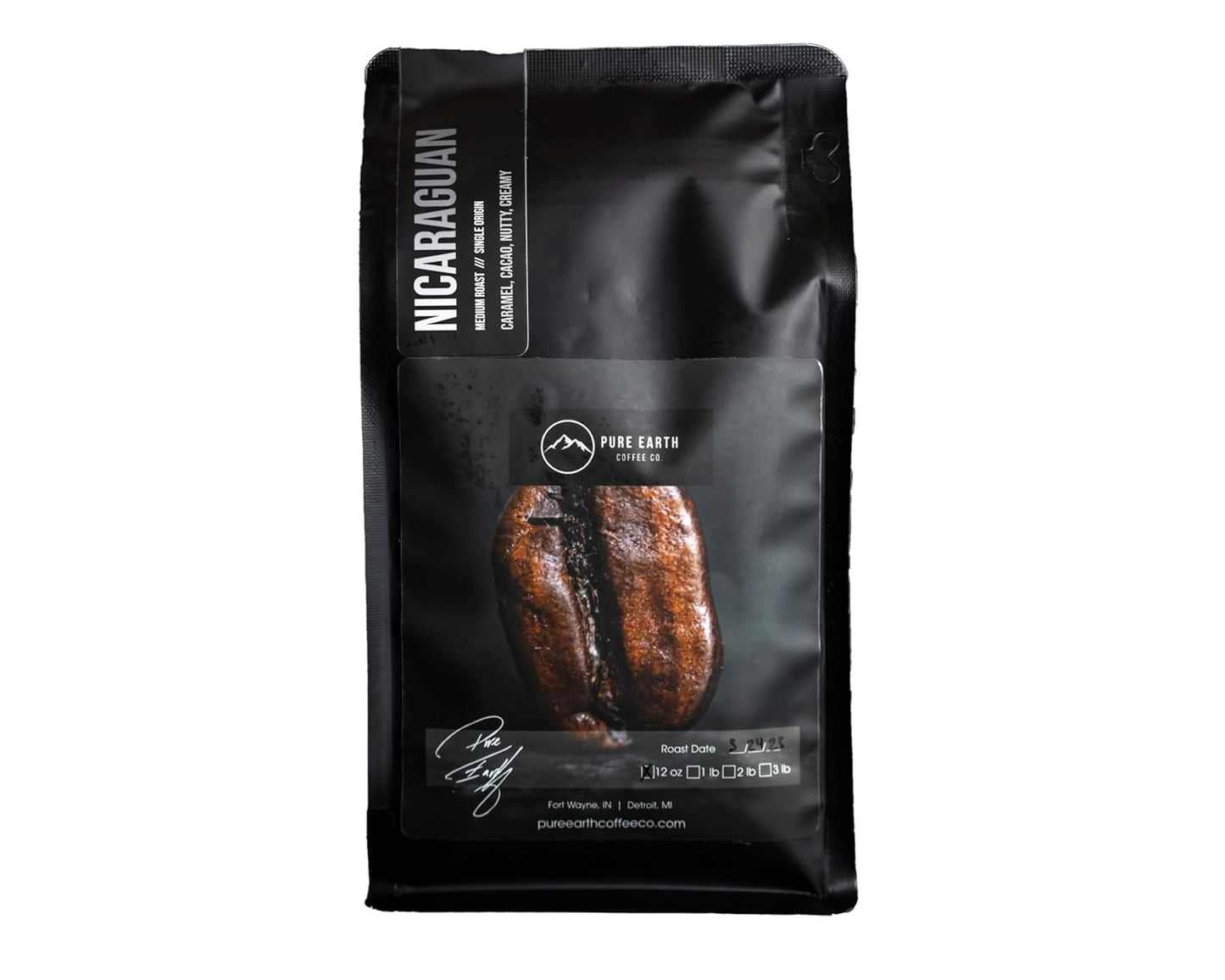 PURE-EARTH-COFFEE-CO.-Whole-Bean-Coffee,-Nicaragua-Single-Origin-Beans,-Medium-Roast,-Low-830