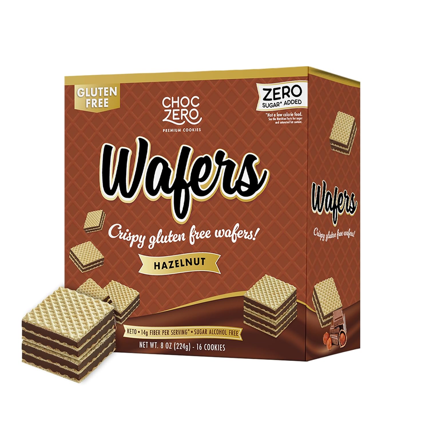 ChocZero-Sugar-Free-Hazelnut-Wafer-Cookies,-Gluten-Free-|-Hazelnut-Creme--Filled-Wafers,-No-Alcohols,-1268