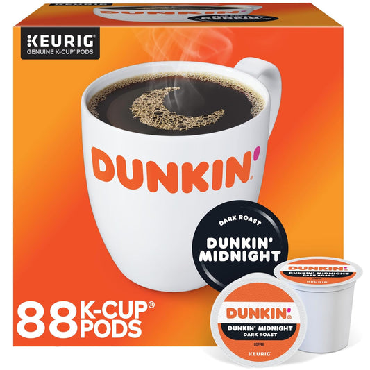 Dunkin'-Single-Serve-Coffee-K-Cup®,-Dark-Roast,-Carton-of-4-Boxes-of-22---2666