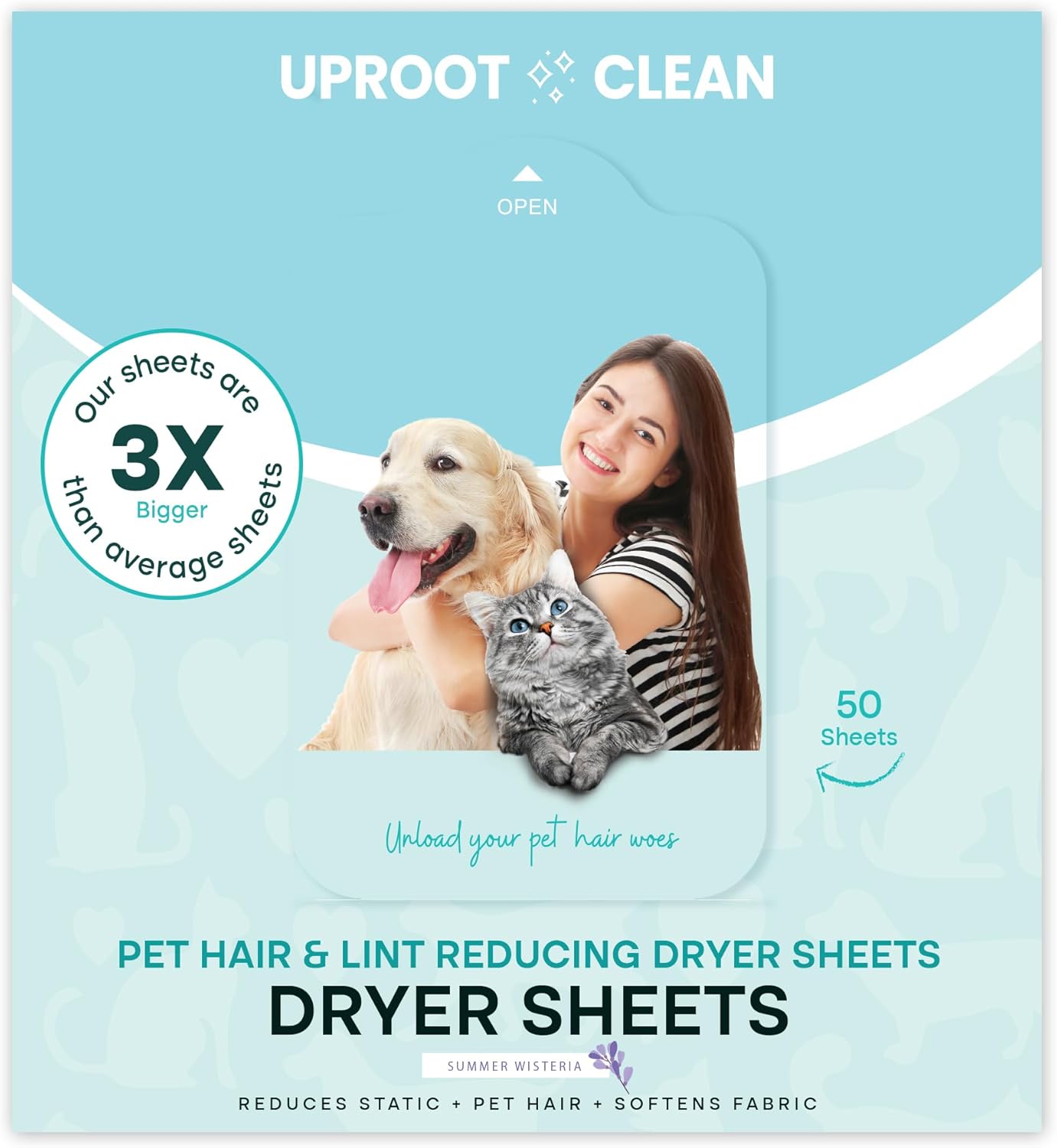 Uproot-Clean-Dryer-Sheets-Pet-Hair-Reducing---Pet-Hair-Remover-for-1171