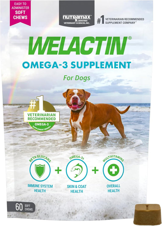 Nutramax-Welactin-Omega-3-Fish-Oil-for-Dogs,-Skin-and-Coat-Supplement,-676